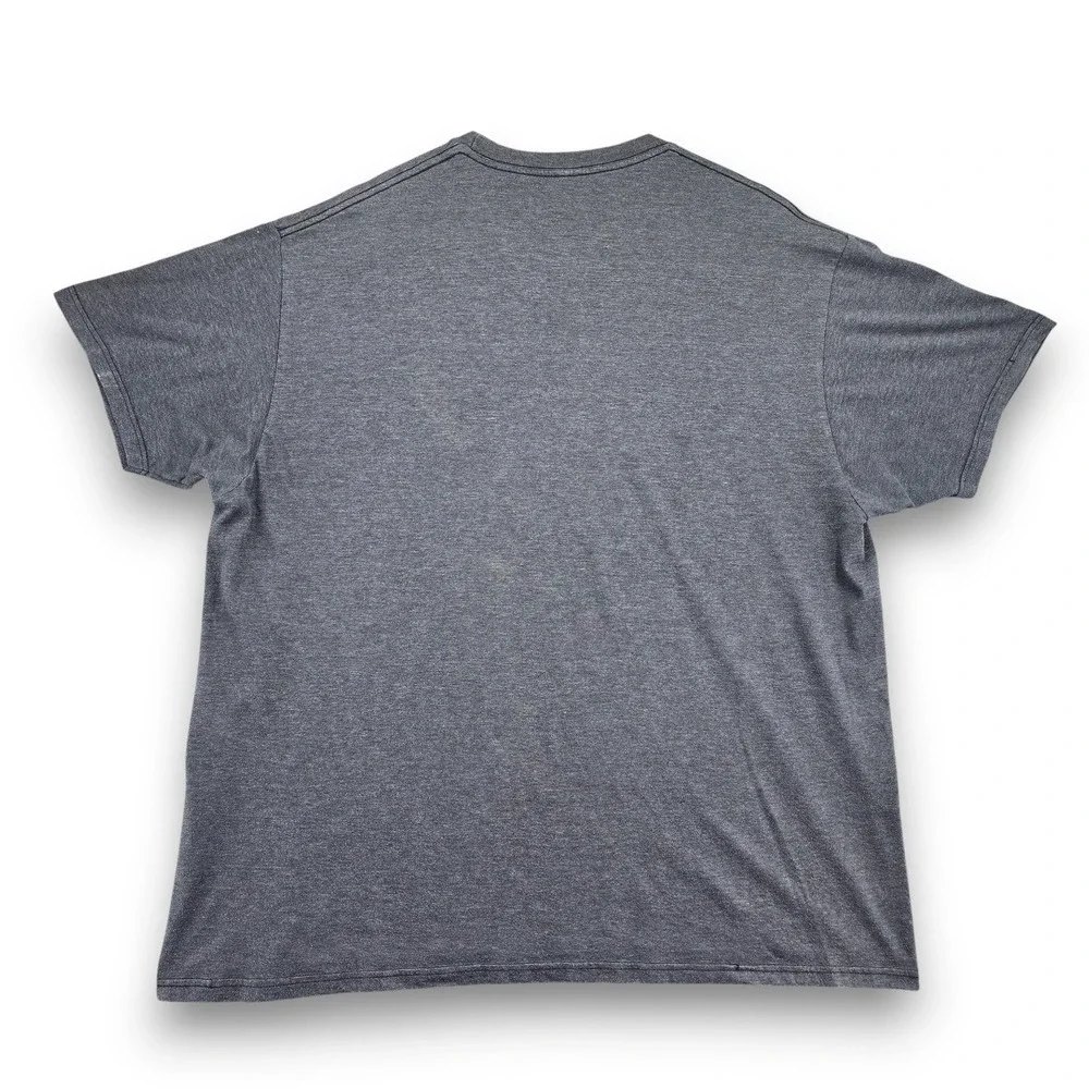 Levis Mens 2XL Gray California Bear Graphic T-Shirt Cotton Blend Short Sleeve